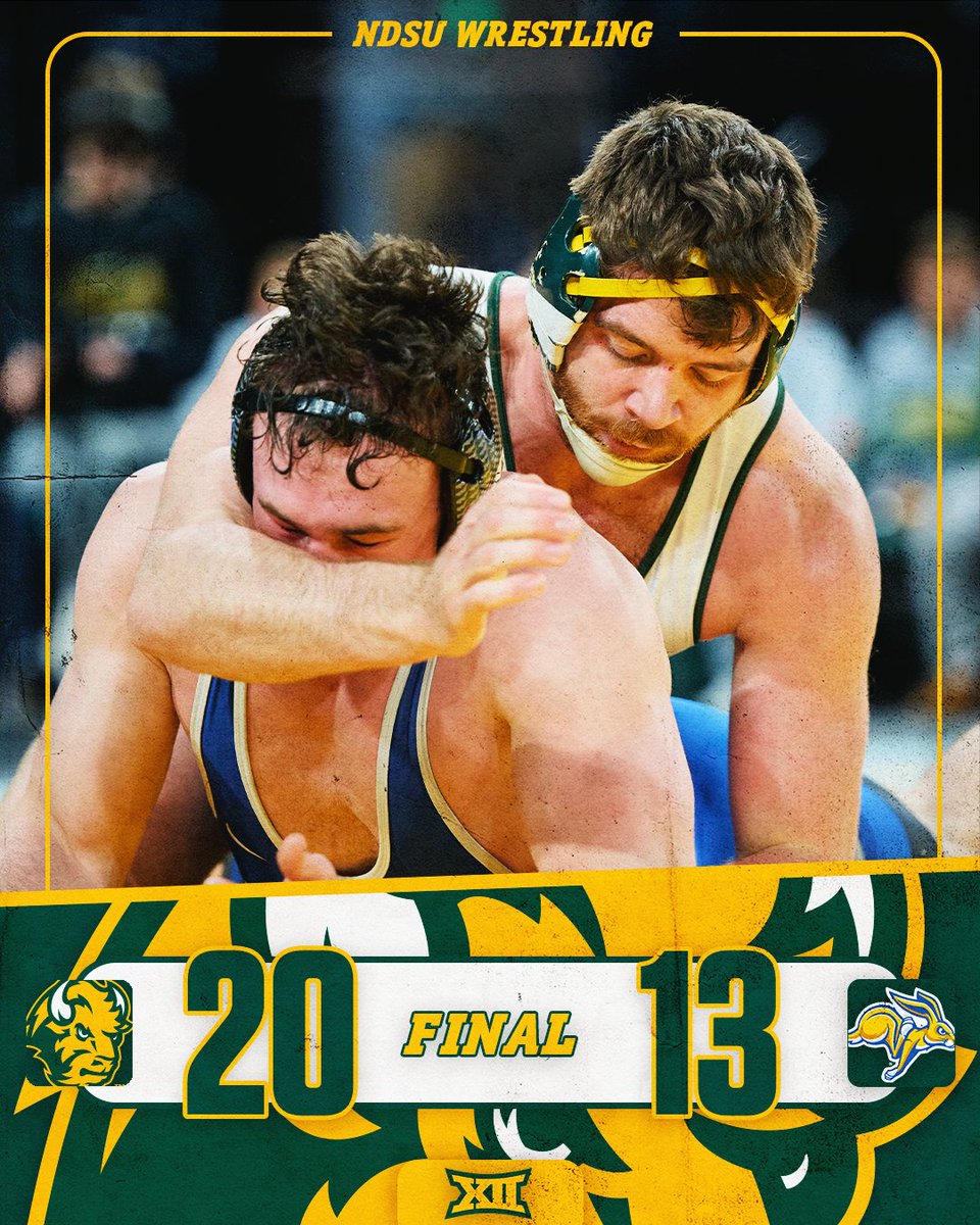 The Border Bell is coming back home as the Bison takedown #19 South Dakota State! 🤘