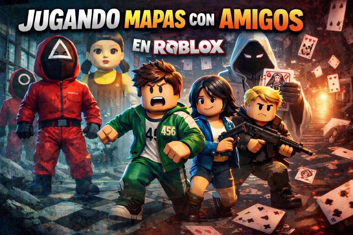 RayfeerYT's tweet photo. Ya está disponible el primer video de Roblox❤️ en mi canal secundario de gameplays, deja tu like 👍🏼 tu comentario💬 y compárteselo a tus amigos🫂  #Roblox #Squidgame #AliceInBoderland 

Aquí está el link https://t.co/yBIydo6hMa https://t.co/icusCwAlPK