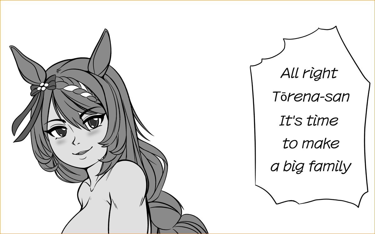 Let's finish the day with this preview of Super creek gray scale, full drawing soon on <a href="/aizasama4/">AIZEN SAMA 🔞</a> 

Enjoy

#umamusume #supercreek #opencommission #DigitalArtist