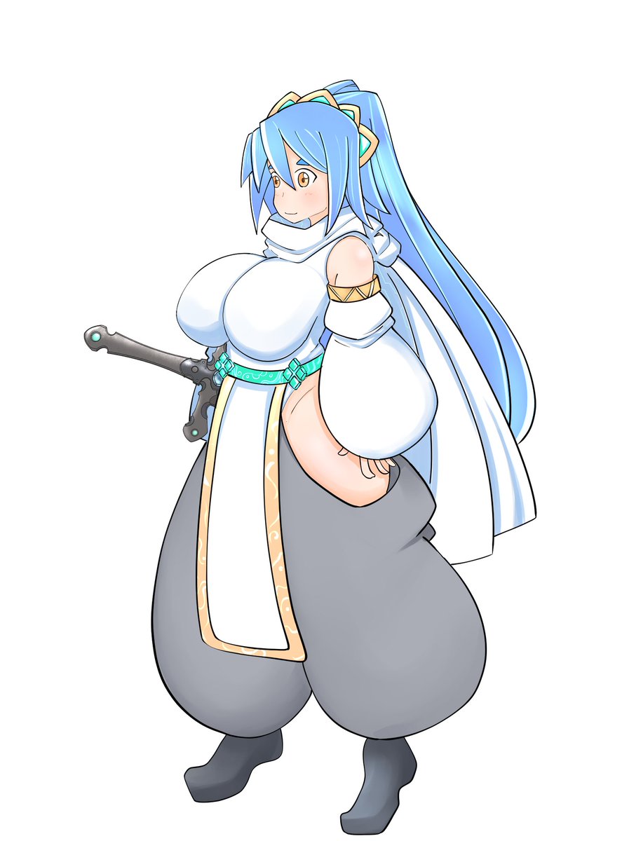 ナツカちゃん(ふぁんたじ～)の立ち絵が出来た 