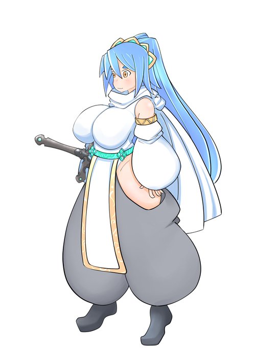 ナツカちゃん(ふぁんたじ～)の立ち絵が出来た 