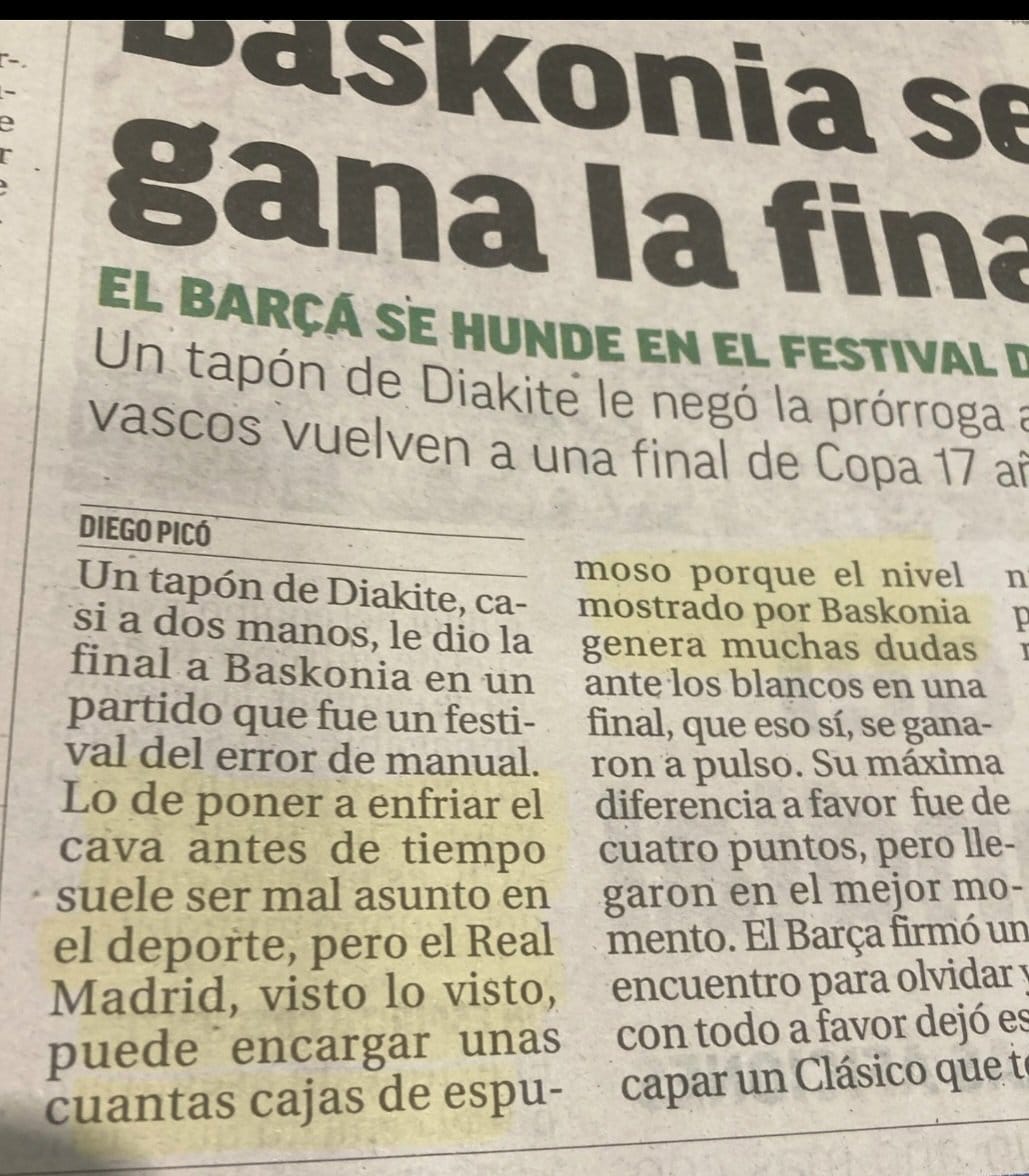 unsalro's tweet photo. @D_pico_ pues imaginate la basura de equipo que es el madrid, que le gana hasta el baskonia. Disfrutalo. https://t.co/xBlxbiKoJY