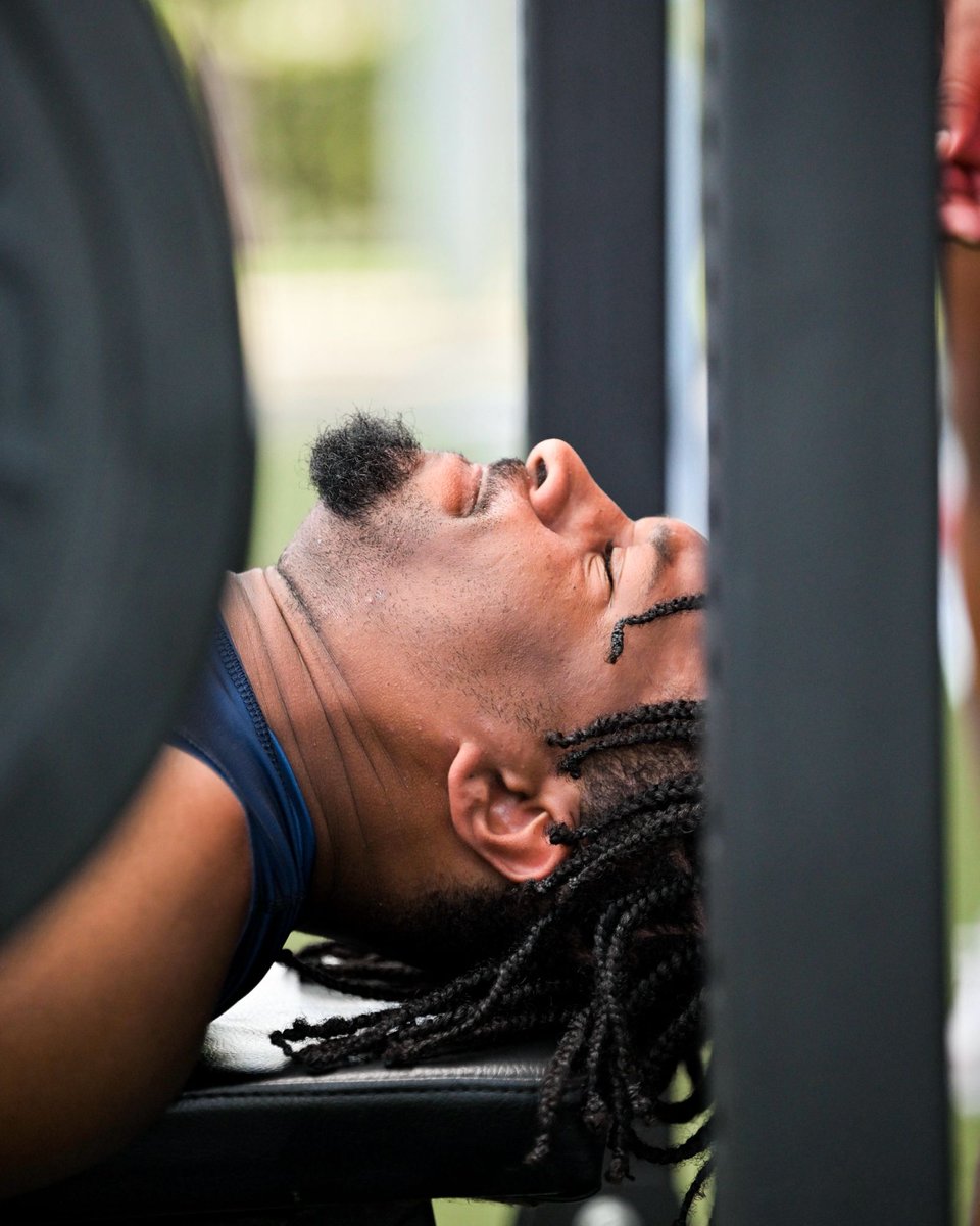 NSCombine's tweet image. When the bar gets heavy, character shows.

Every rep on that bench is a statement:
I’m ready.

This is the stage.
This is the moment.
This is the National Scouting Combine.

Photography by Movie Mike 
nationalscoutingcombine.com