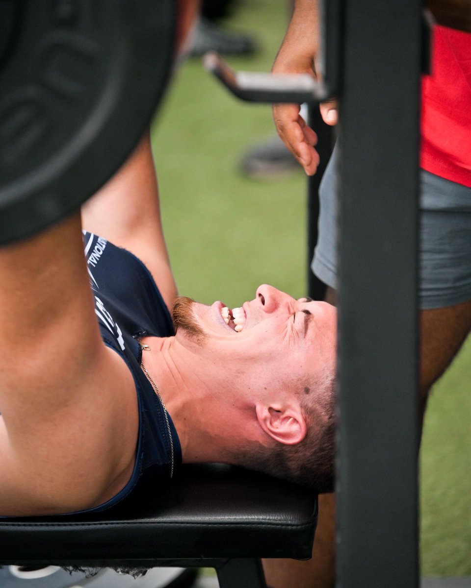 NSCombine's tweet image. When the bar gets heavy, character shows.

Every rep on that bench is a statement:
I’m ready.

This is the stage.
This is the moment.
This is the National Scouting Combine.

Photography by Movie Mike 
nationalscoutingcombine.com