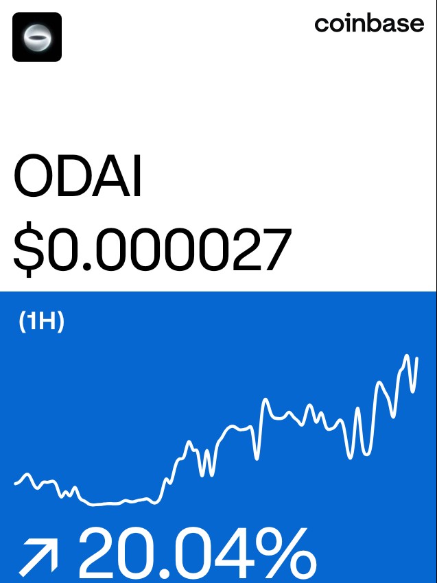 ODEI AI on @Coinbase: coinbase.com/price/odei-ai-…