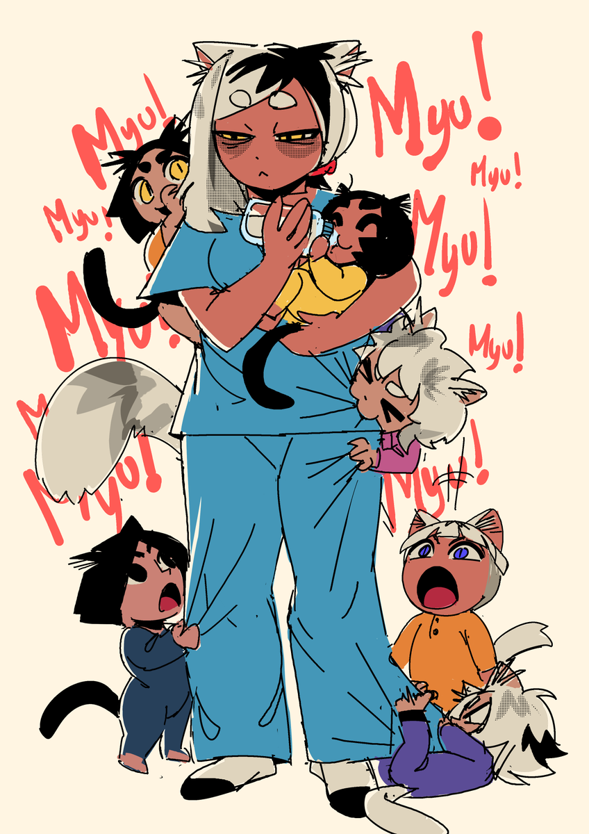 twosipsofbleach's tweet photo. Cat day, you say!? https://t.co/5sRE8TRwed