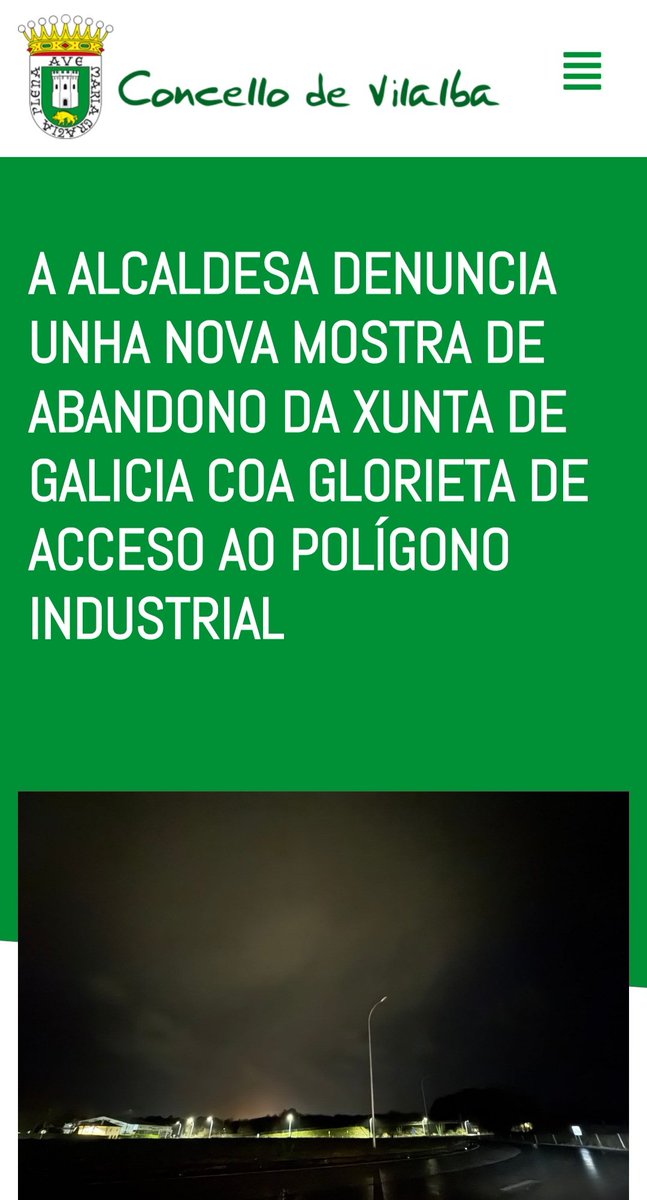 SergioLR11's tweet photo. Sr. Rueda, agora que prestou atención a Vilalba, aínda que por algo que nos é irrelevante no día a día dos vilalbeses (como vostedes din: non enredemos co pasado), aproveito para comentarlle uns cantos problemas que sufrimos todos os días e dependen da Xunta, que vostede dirixe. https://t.co/7zW9fiOOKB