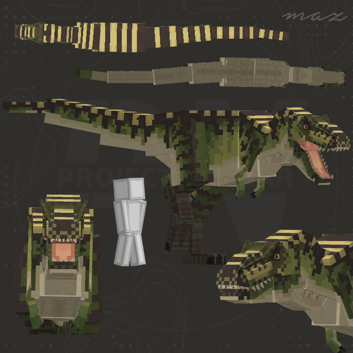 more lab grown rexes for <a href="/dumbcodemc/">DumbCode</a> more soon! 

#jurassicpark #JurassicWorldChaosTheory #jurassicworld