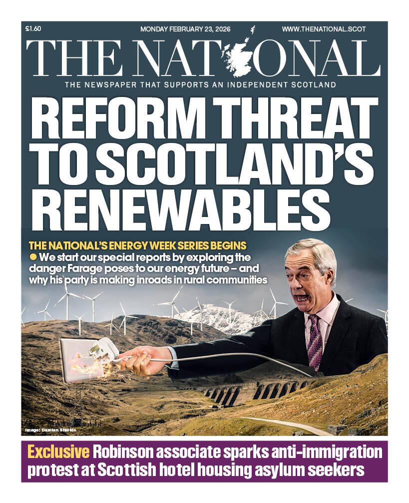 Tomorrow's front page 📰
The National's energy week series begins