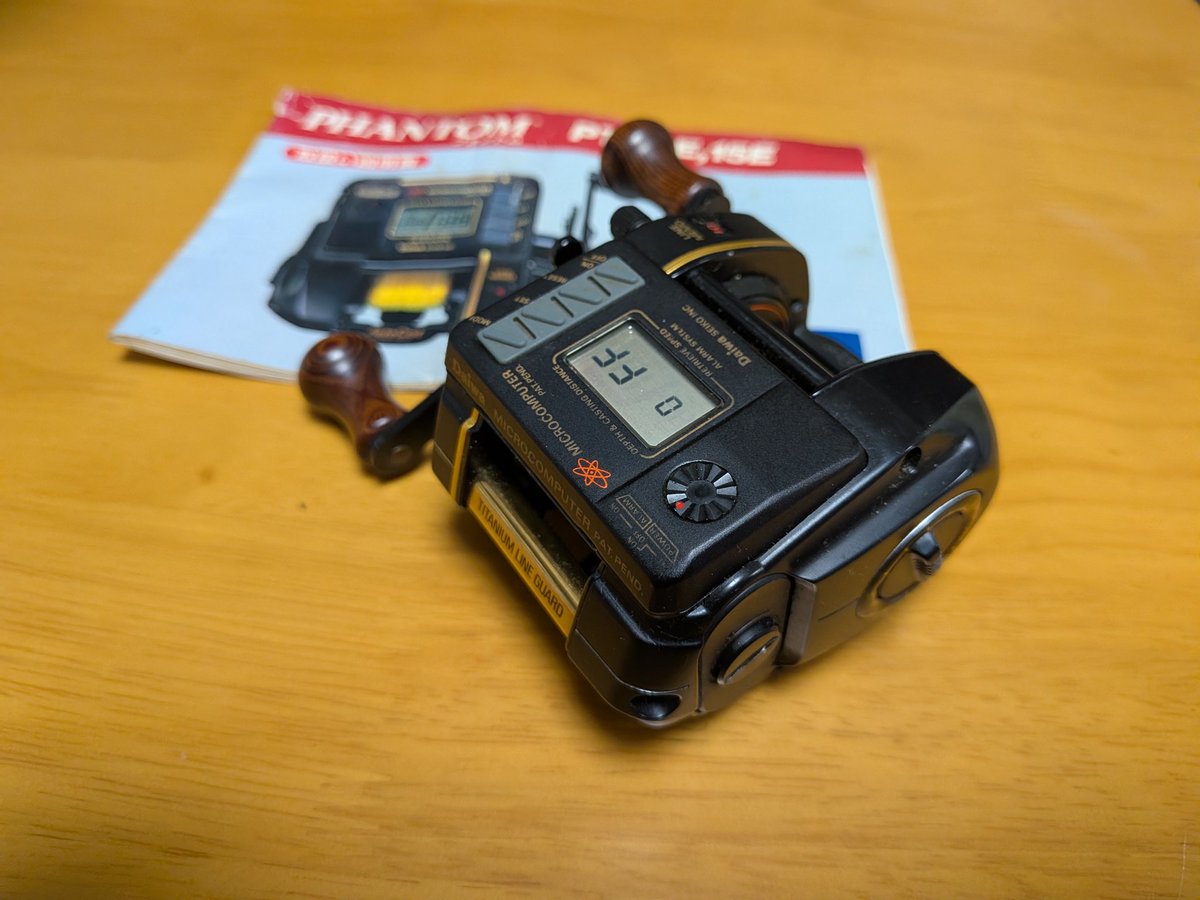 約40年前に発売されたダイワのハイテクリール！ 「ファントム