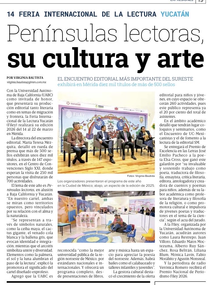 El encuentro editorial más importante del sureste exhibirá en Mérida diez mil títulos de más de 500 sellos.