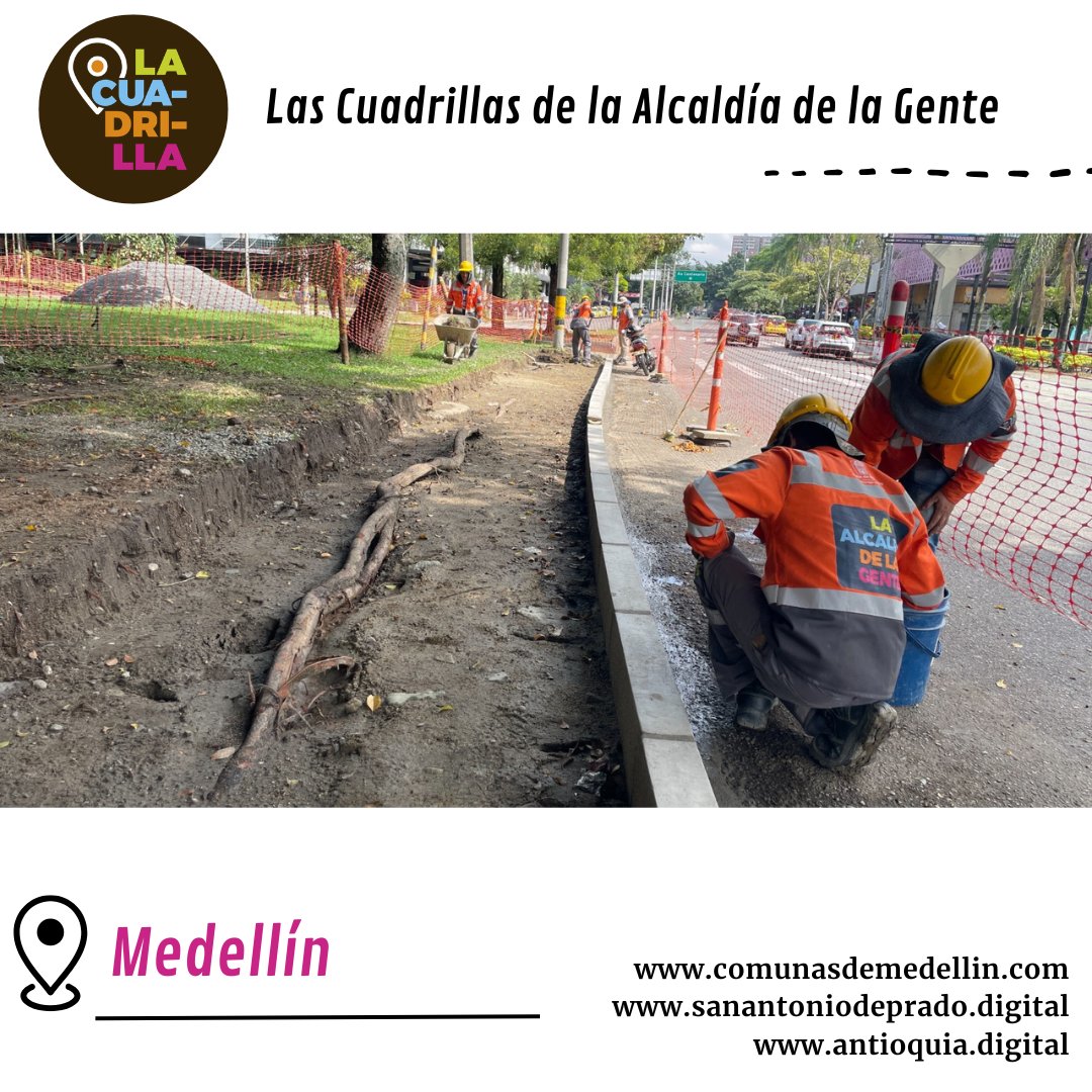 Con las Cuadrillas de la Alcaldía de la Gente avanza la transformación en los barrios de Medellín
¿Te interesa saber más?
Toda la info actualizada está en nuestro canal de WhatsApp 😎
Entra aquí 👇🏼
whatsapp.com/channel/0029Va…
#Noticias #Medellin
