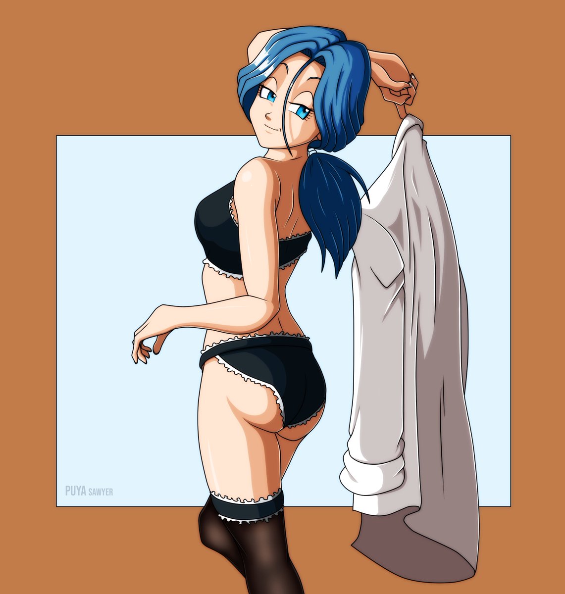 Dragon Ball Z Fanart.  
Future Bulma 🥼.  
#DragonBallZ #Bulma #dragonballfanart