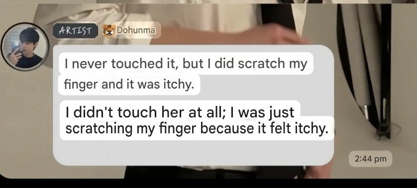 wartawae's tweet photo. @aetridem He was just scratching his own finger 🤨 https://t.co/Ns8W8vMlDV