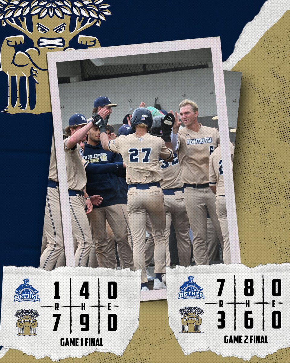 Won the series but split today’s doubleheader.

<a href="/NCFBanyansBB/">NCF Baseball</a> is now 11-5 on the year.

#GoMightyBanyans #BanyanRoots