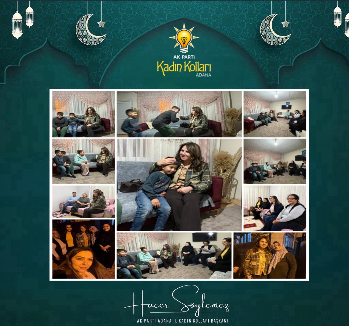 📍Yüreğir

Kazım Karabekir Mahallesi’nde gerçekleştirdiğimiz iftar ziyaretimizin ardından, yangında evi hasar gören Gülay Hanım ve kıymetli ailesini ziyaret ederek geçmiş olsun dileklerimizi ilettik.

3. ziyaretimizi ise Emine Hanım’a başsağlığı dileklerimizi ileterek