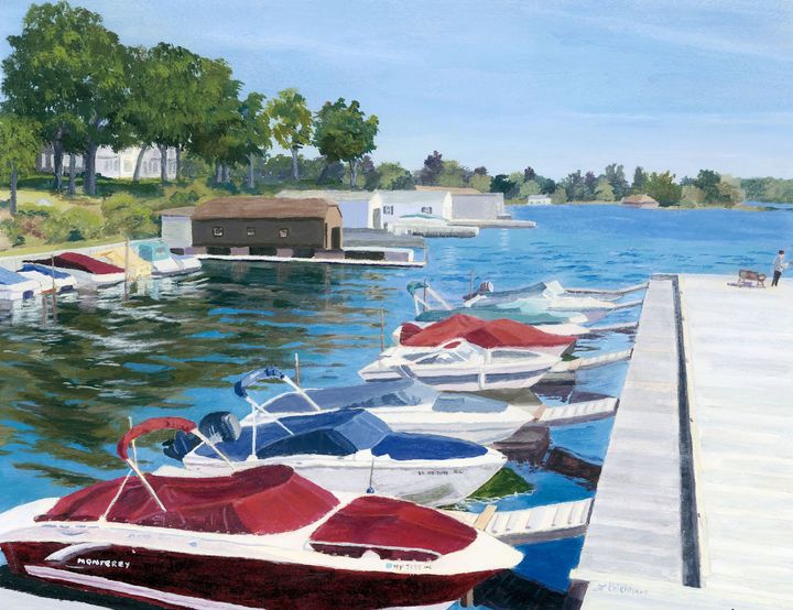 Art of the Day! "T.I. Park Marina". Buy at: ArtPal.com/artbylmr?i=208…