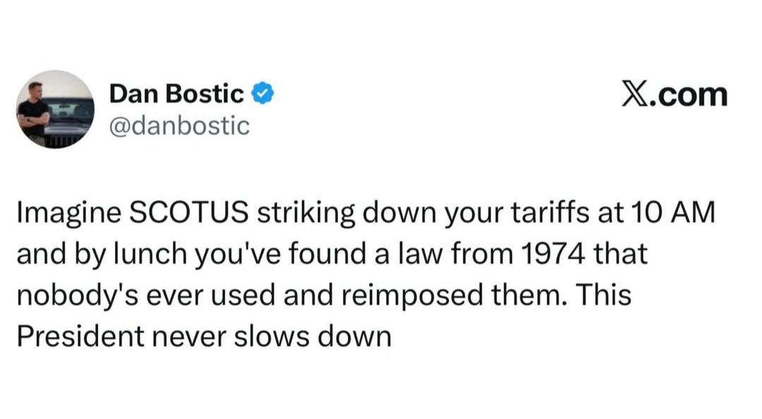 Trump knows how to get it done💪