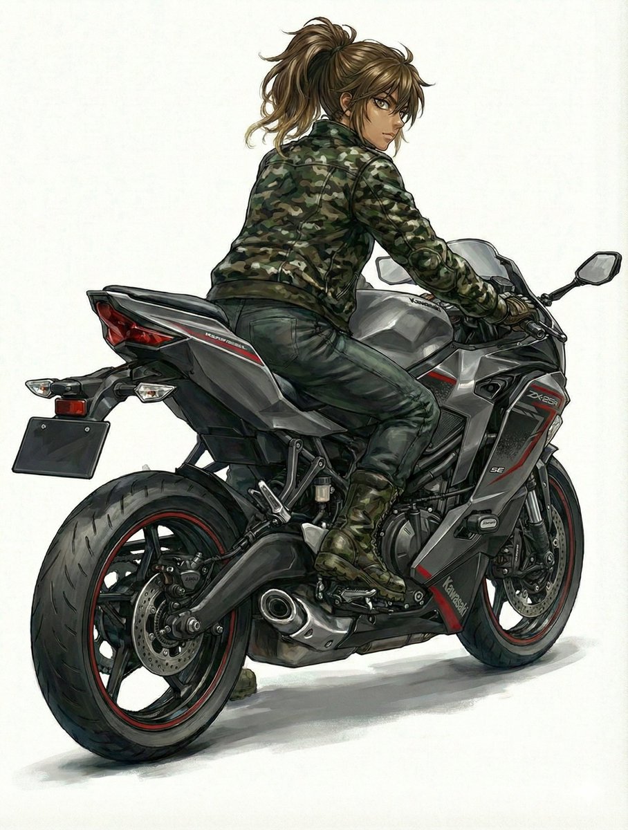 kawasaki Ninja ZX-25R。 現行唯一の250cc並列4気筒。 超高回転域を