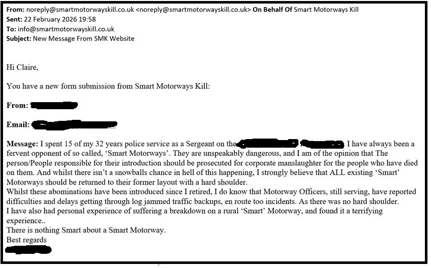 Smart Motorways Kill tweet media