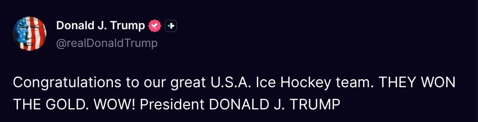 Donald J Trump Posts TruthSocial tweet media