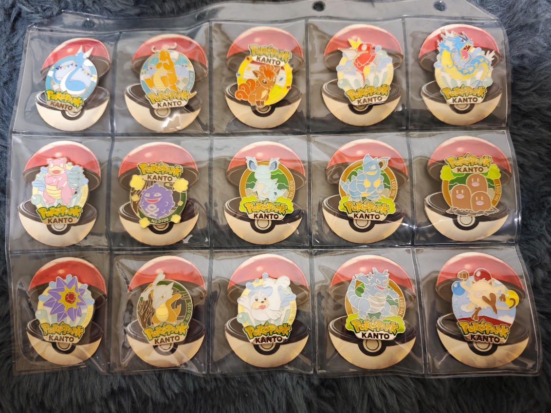 ポケパークのピンズをどうやってコレクションするか悩み中