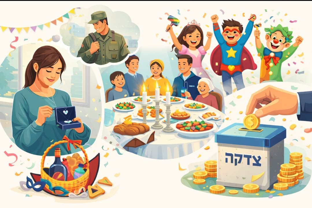 🎭 פורים של נתינה ושמחה 🎭
עמותת קול רנה מזכה במצוות משלוחי מנות, סעודות פורים קהילתיות ומשמחת נשות מילואימניקים – בכל רחבי הארץ 💜
ככל שיהיו לנו יותר משאבים – נוכל להאיר את החג לעוד ועוד משפחות בעם ישראל ✨
להצטרפות לתרומה:
🔗 givechak.co.il/98910?ref=13BW�