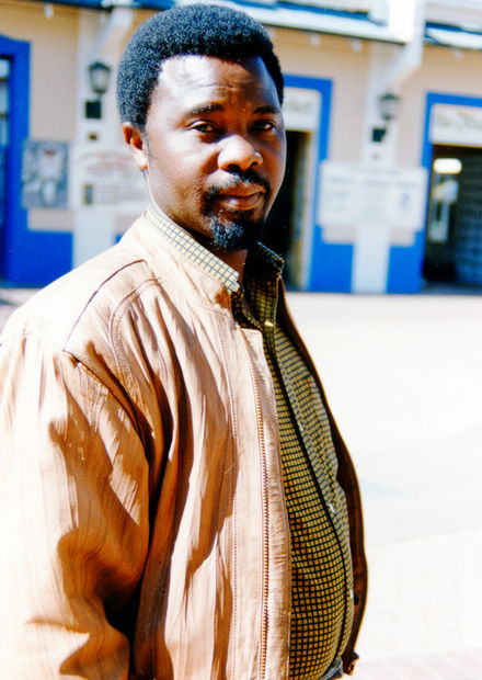 Thomas Mogotlane (1953 – 1993) was a South African actor and screenwriter best known for his role in the 1988 anti-apartheid film Mapantsula. He co-wrote the screenplay with director Oliver Schmitz, creating a landmark work that used a "fake" script to bypass Apartheid-era