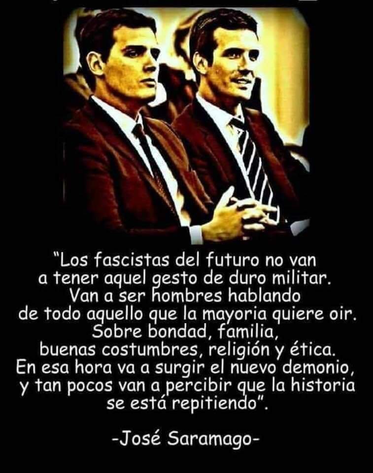 BuenosAndres's tweet photo. @PedroBa60863528 Le respondo con una frase del mejor portugués:
Tenemos un #GobiernoDeFachos https://t.co/cnAK0dccQx