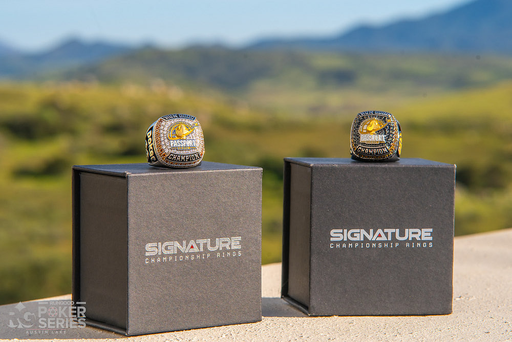 Last day for a RunGood Poker Ring in San Diego! 💍 🏝️

10:00AM - $200 Last Chance Ring Event - $5,000 GTD

12:00PM - Main Event Finals (Live reported by <a href="/PokerNews/">PokerNews</a>)

1:00PM - $300 Black Chip Bounty Ring Event - $10,000 GTD

5:00PM - $200 Closer NLH Ring Event - $5,000 GTD

Last