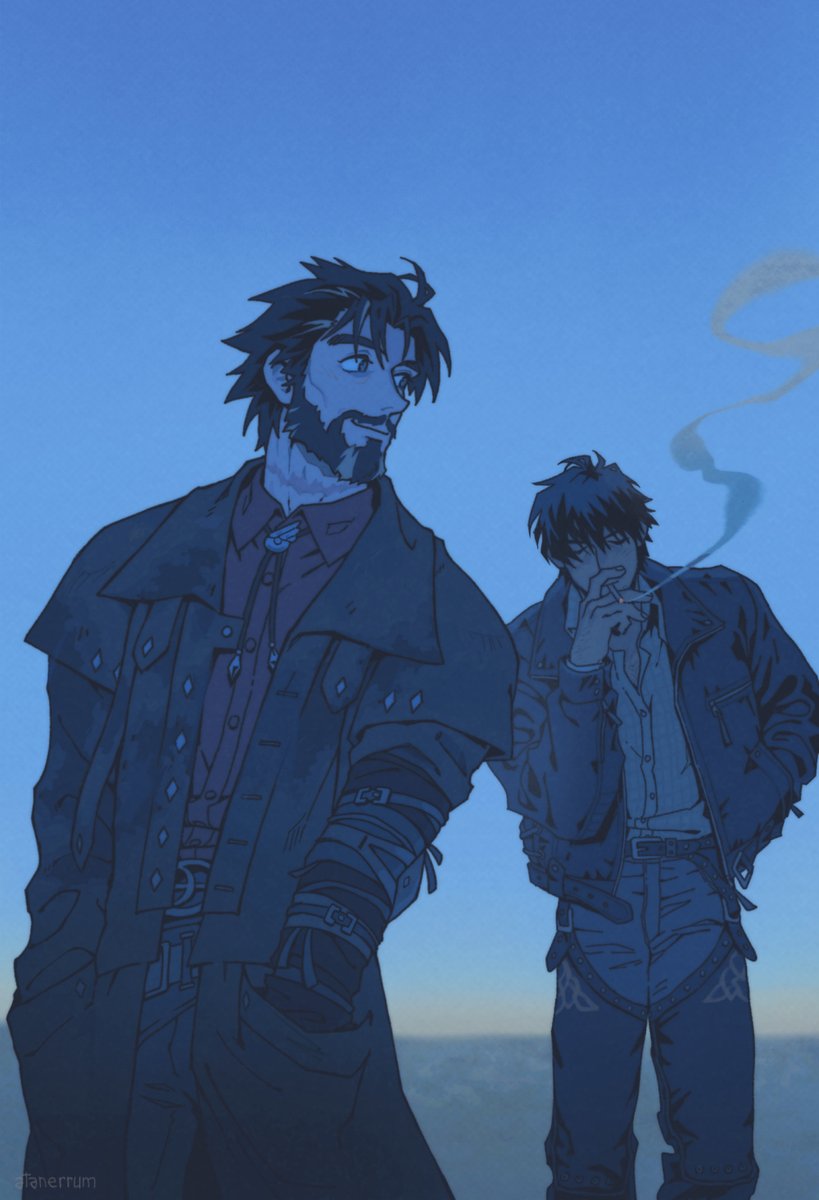 atanerrum_'s tweet photo. vashwoody things ive done for @eleven_els post canon au (i designed wolfwood🤓) #trigun #vw https://t.co/Alm4onrxjH