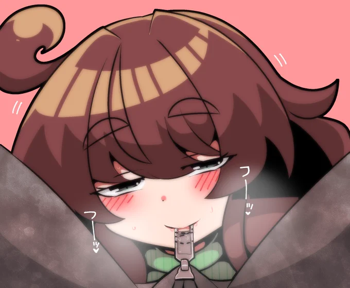 深夜にしか投稿できないド健全お口チャックオープン栗田まろん絵