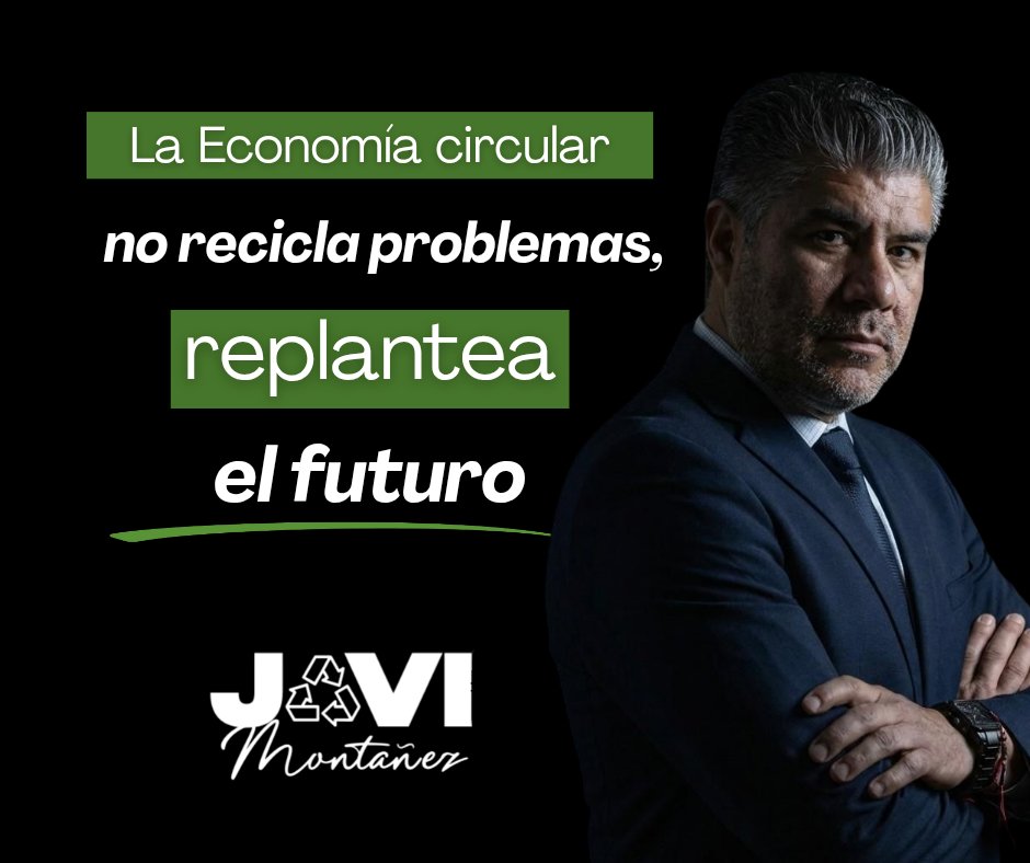 Javiermont48662's tweet photo. La economía circular no recicla problemas, replantea el futuro.

Quien lo entienda hoy,
liderará mañana.

♻️
#EconomíaCircular #LiderazgoSostenible #LaBasuraHabla https://t.co/afOjPmXqOU