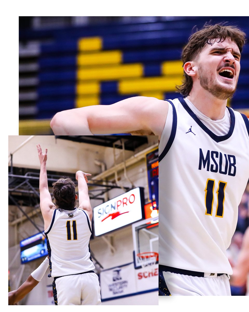 MSUB Men's Basketball tweet media