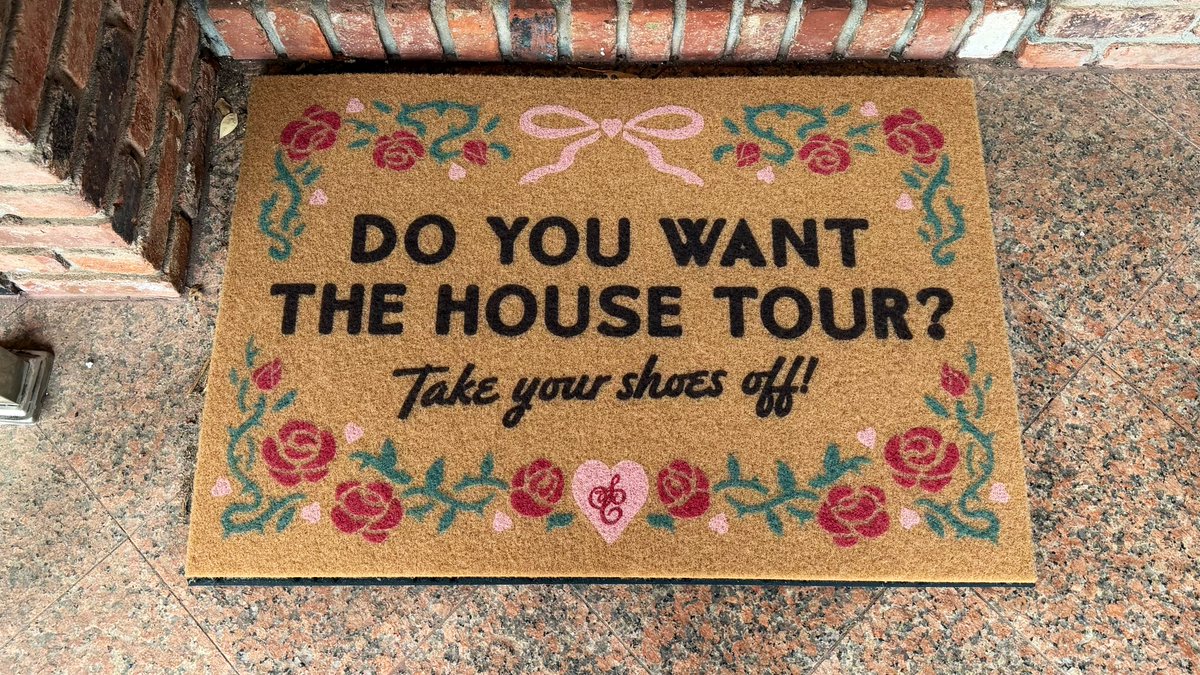 house tour mat arrived yay