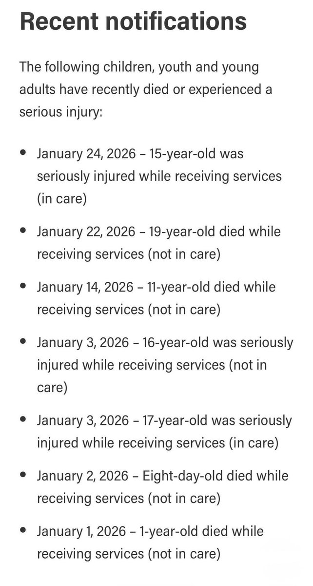 SamanthasLaw's tweet image. In 2014 the Publication Ban was lifted for Children who died under Ministry care. Current #Alberta Government 2026 has reverted to secrecy. The youth are only identified by age, nameless beings. Failed in life &amp;amp; robbed of the dignity of their names in death. 

#NoMoreSilence - VM