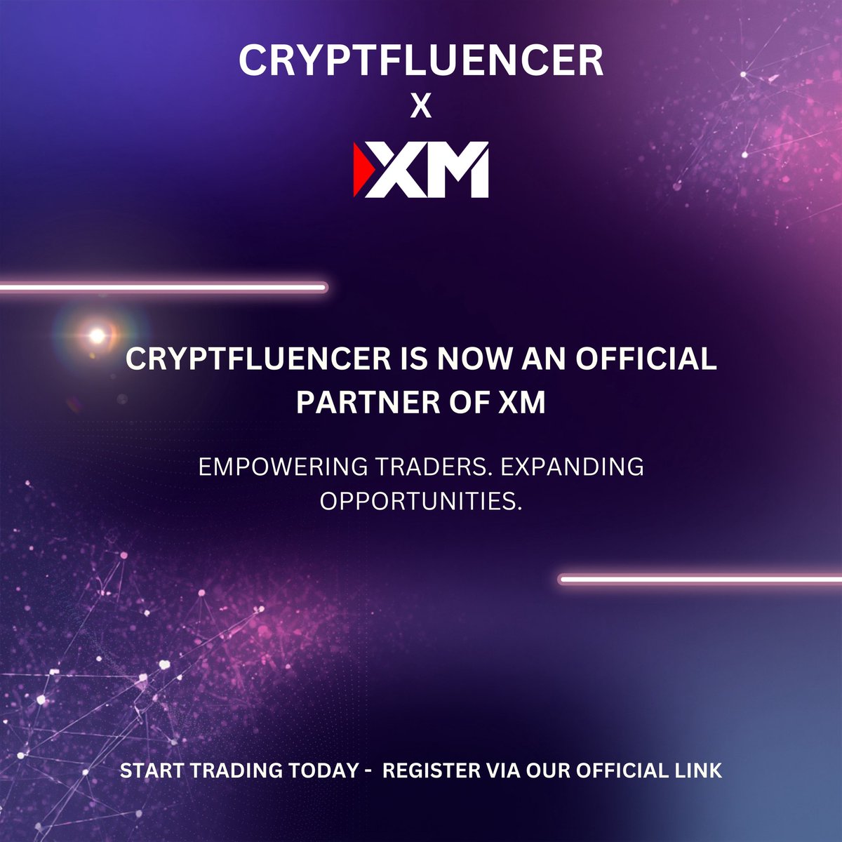 Cryptfluencer_'s tweet photo. 📢 Cryptfluencer is now an official partner of XM 🤝
🌍 Secure trading environment
💹 1400+ global assets, easy access
👥 15M+ active traders | 190+ countries
📈 11.7 billion+ executed transactions
🕒 24/7 support in 30+ languages

Join my TG: https://t.co/a8M8bqFp9S https://t.co/MZ6nv0hgSn