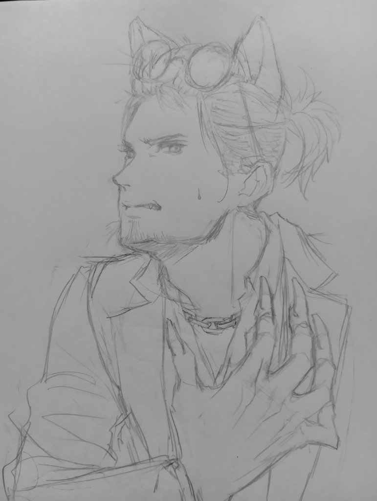 日付変わったけど描きたかったので☺️
エンティティの気まぐれで猫化😺したフェリックス
後日仕上げたいな
#猫の日
#FelixRichter