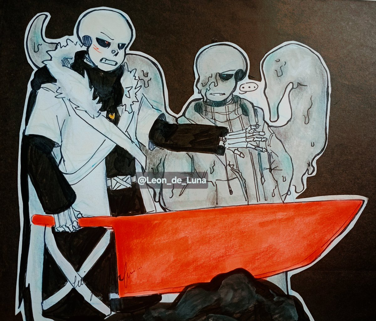 Leon_de_Luna's tweet image. Your guardian...

#crossmare #nightcross #nightmaresans #crosssans #undertaleAU