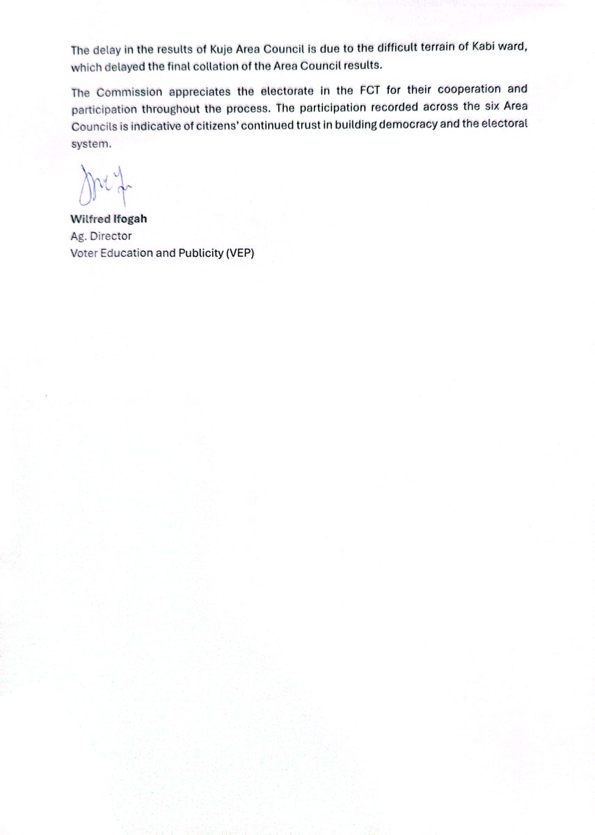 INEC Nigeria tweet media