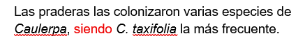 En la oración⬇️yo diría que el gerundio es especificativo («… de las que _C. taxifolia_ es la más...»); por tanto, incorrecto.
La #dudaRAE viene porque en algún caso similar <a href="/RAEinforma/">RAE</a> dice que es ilativo. No veo que funcione sustituirlo por «de manera que» o algo similar, ¿no?