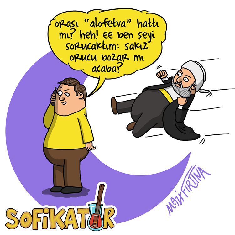 kullukyapbiraz's tweet image. sakız orucu bozar mı?
#sofikatur

#oruc #sakız #fetva #ramazan #islam #tasavvuf #mizah #karikatur #cartoon #57