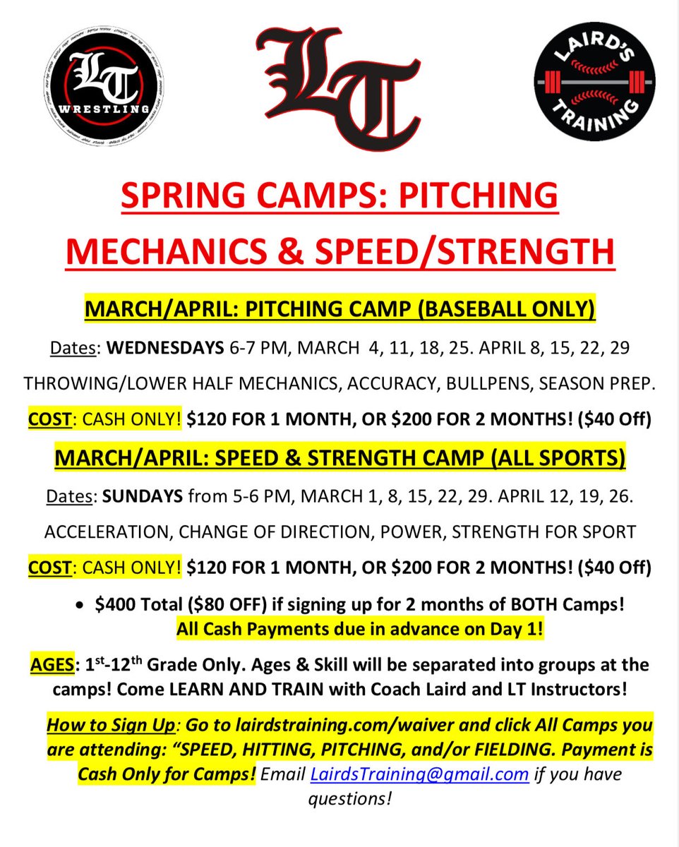 Laird’s Training tweet media