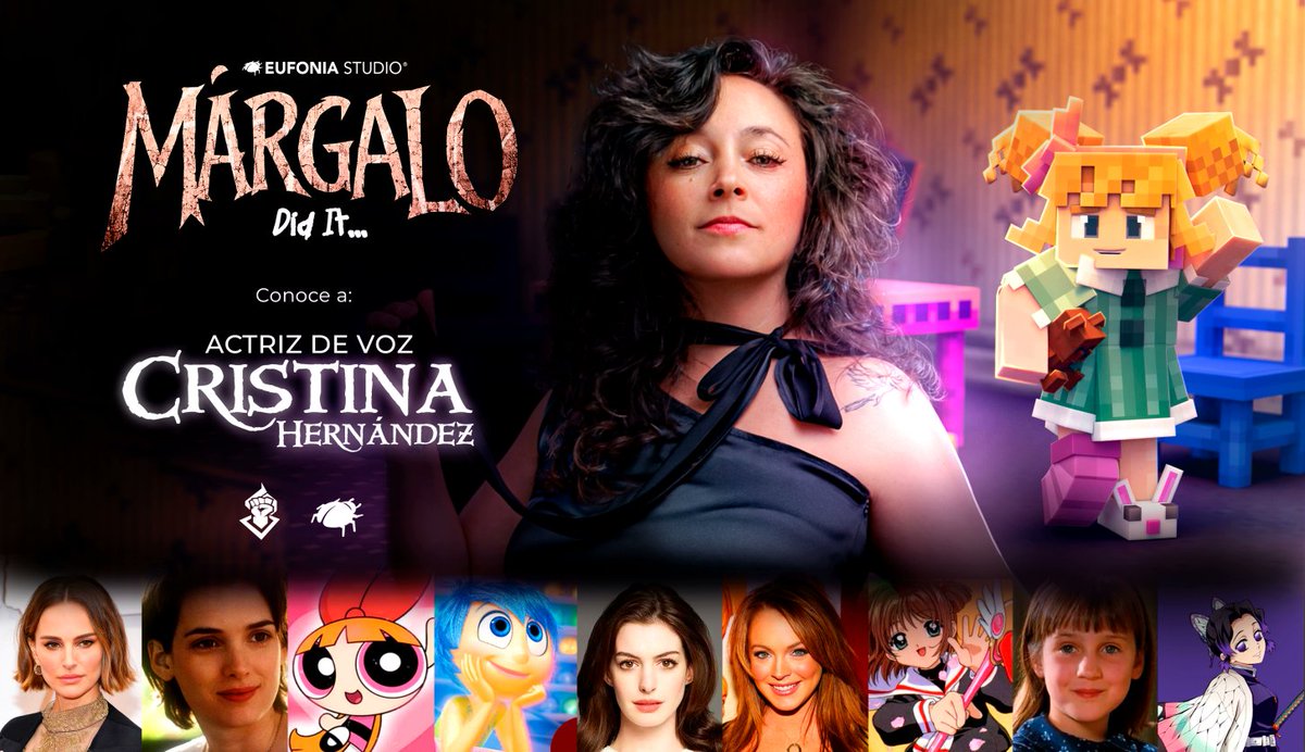 EufoniaStudio's tweet photo. Tenemos evento junto con @ALKAPONE el 1ro de MARZO!

Pronto conocerán a Márgalo, mientras tanto denle la bienvenida a @CriCriVoz 🔥 https://t.co/tm7soqUy4R