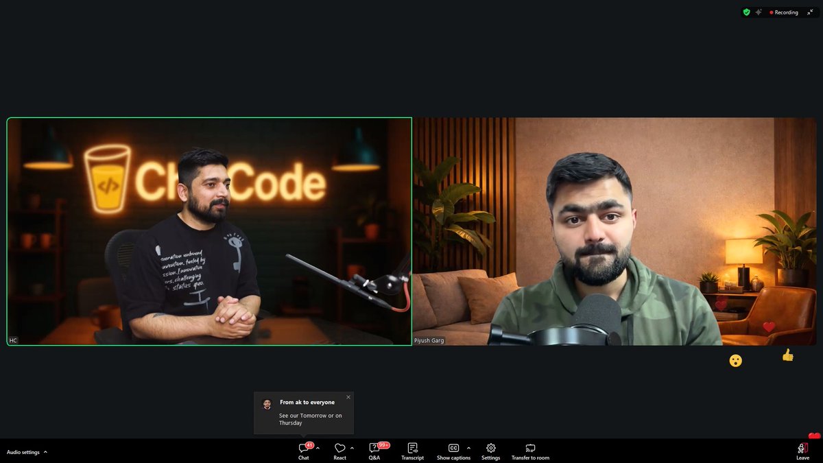 vinayrp_dev's tweet photo. Cohort Day 12 done 🚀
Small but solid JS session today

Classes, extends, super
Symbols &amp; hidden keys
Iterators and spread
Error handling
Callbacks vs Promises

Understanding internals > memorizing syntax 💻🔥
@Hiteshdotcom @piyushgarg_dev
@ChaiCodeHQ https://t.co/Yy2lVMCwgV
