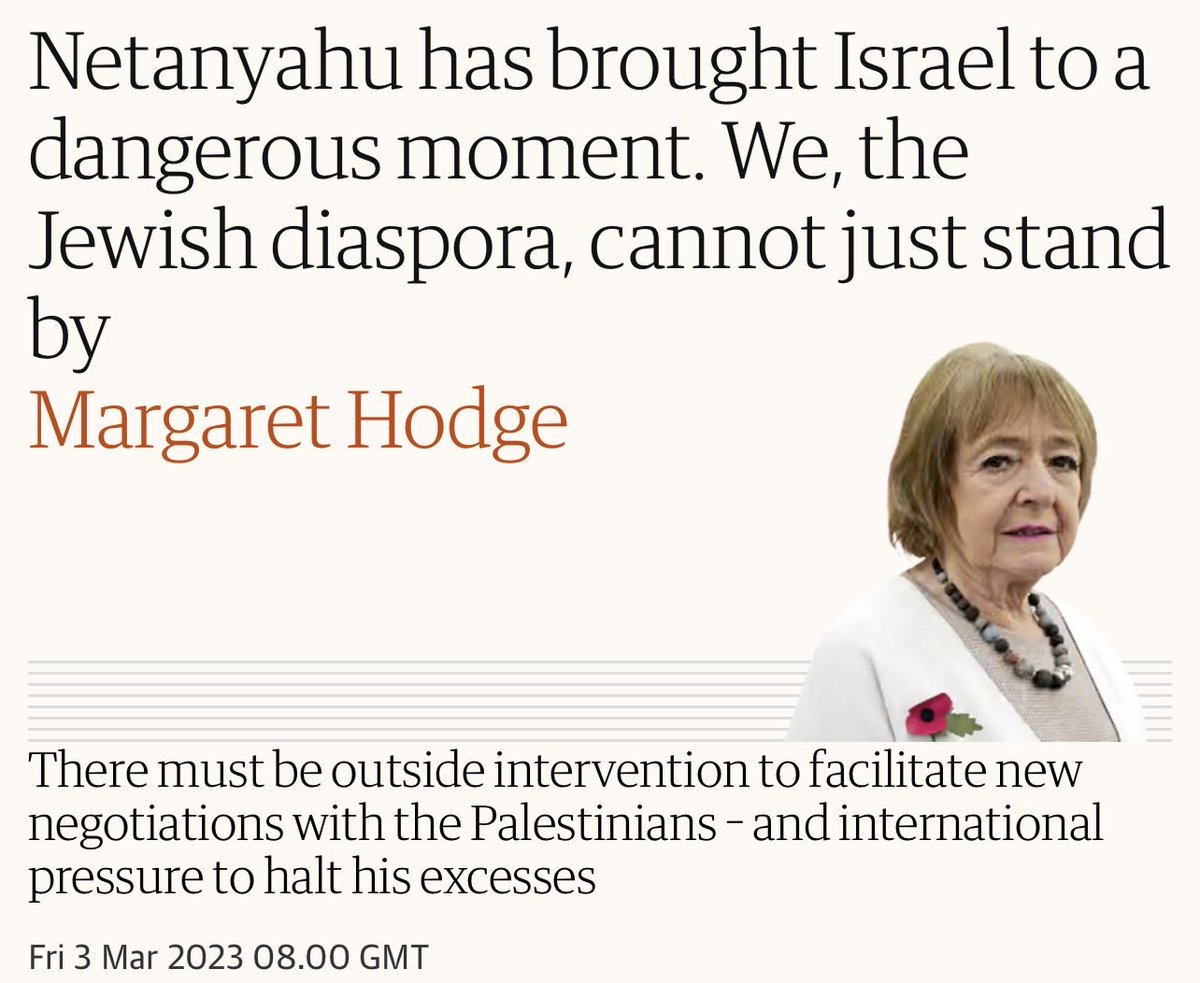 b_judah's tweet image. These are the views of Margaret Hodge on the Israeli-Palestinian conflict. It’s impossible to believe Yasmin Alibhai-Brown means anything else by “uber-Zionist” in these circumstances other than Margaret is Jewish. Ricin-like discourse.