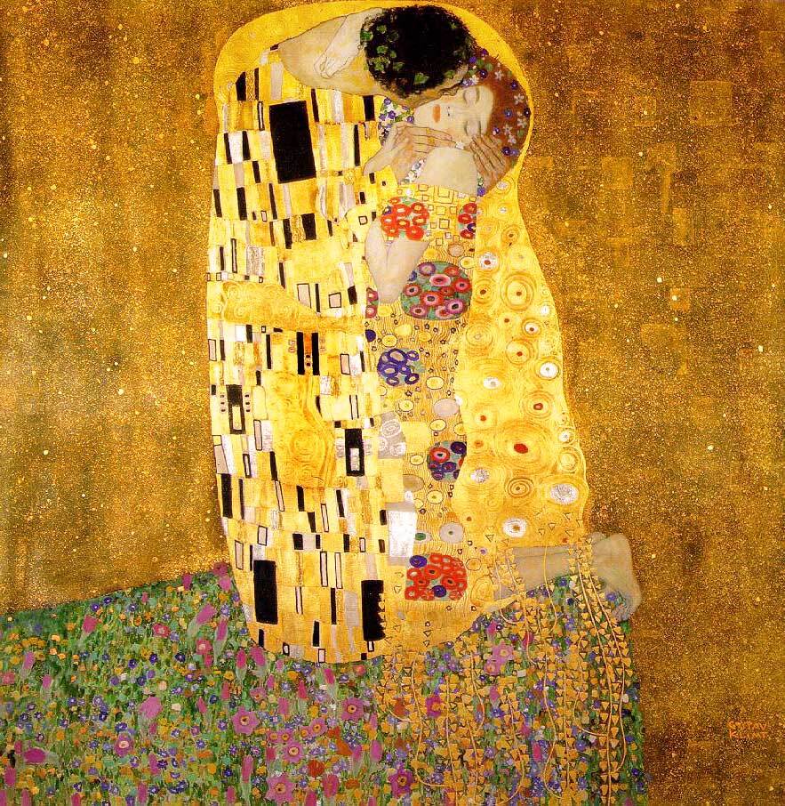 The Kiss, 1908 #artbots #klimt