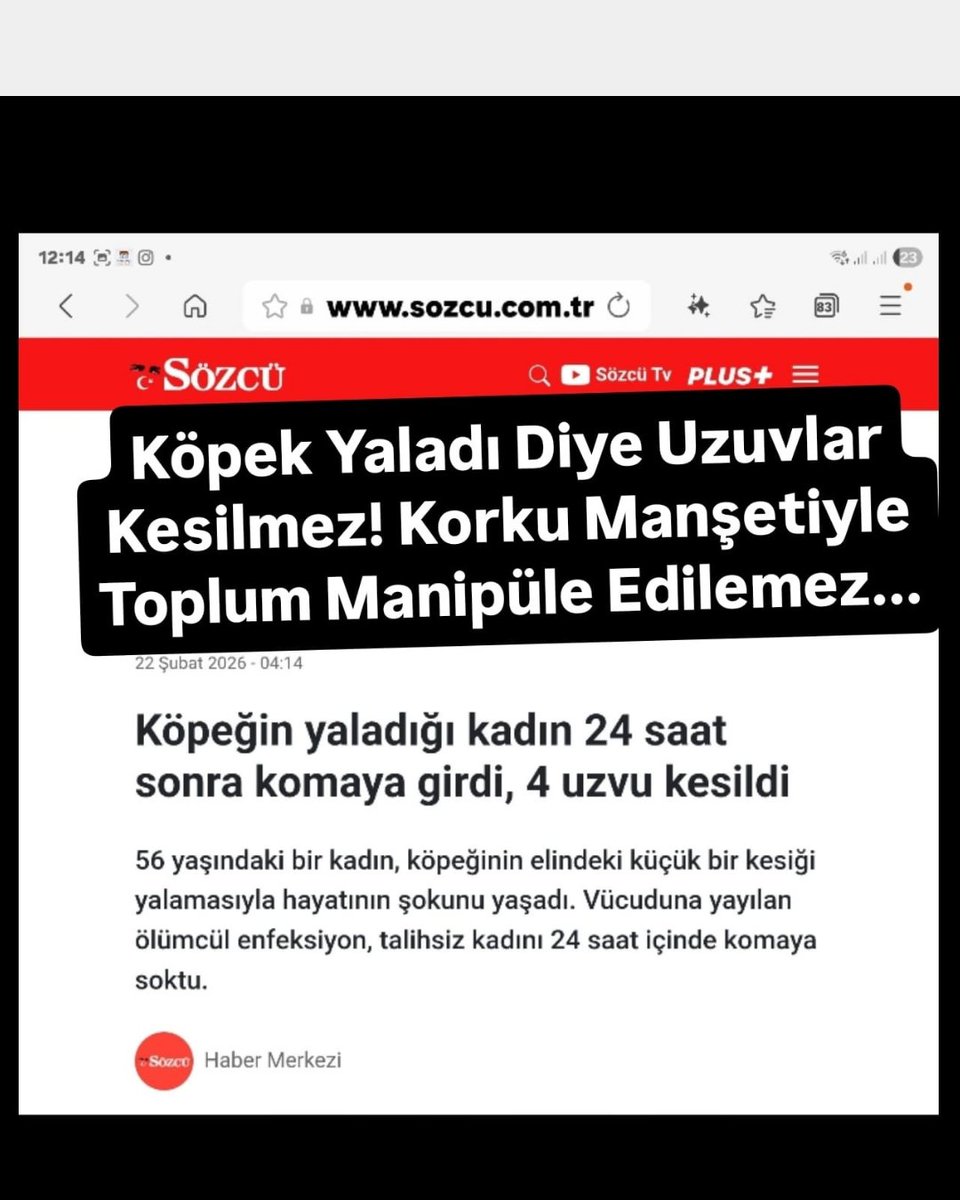 Hayvanlara ve hayvan sevgisine karşı nasıl bir yapıyla, nasıl bir nefretle karşı karşıyayız inanın anlamakta zorluk çekiyorum. 

Gün geçmiyor ki yalan yanlış trol haberlerle toplum bir yöne çekilmeye çalışılmasın.

Ama bu sefer durum daha da vahim; bu haberi ne idüğü belirsiz