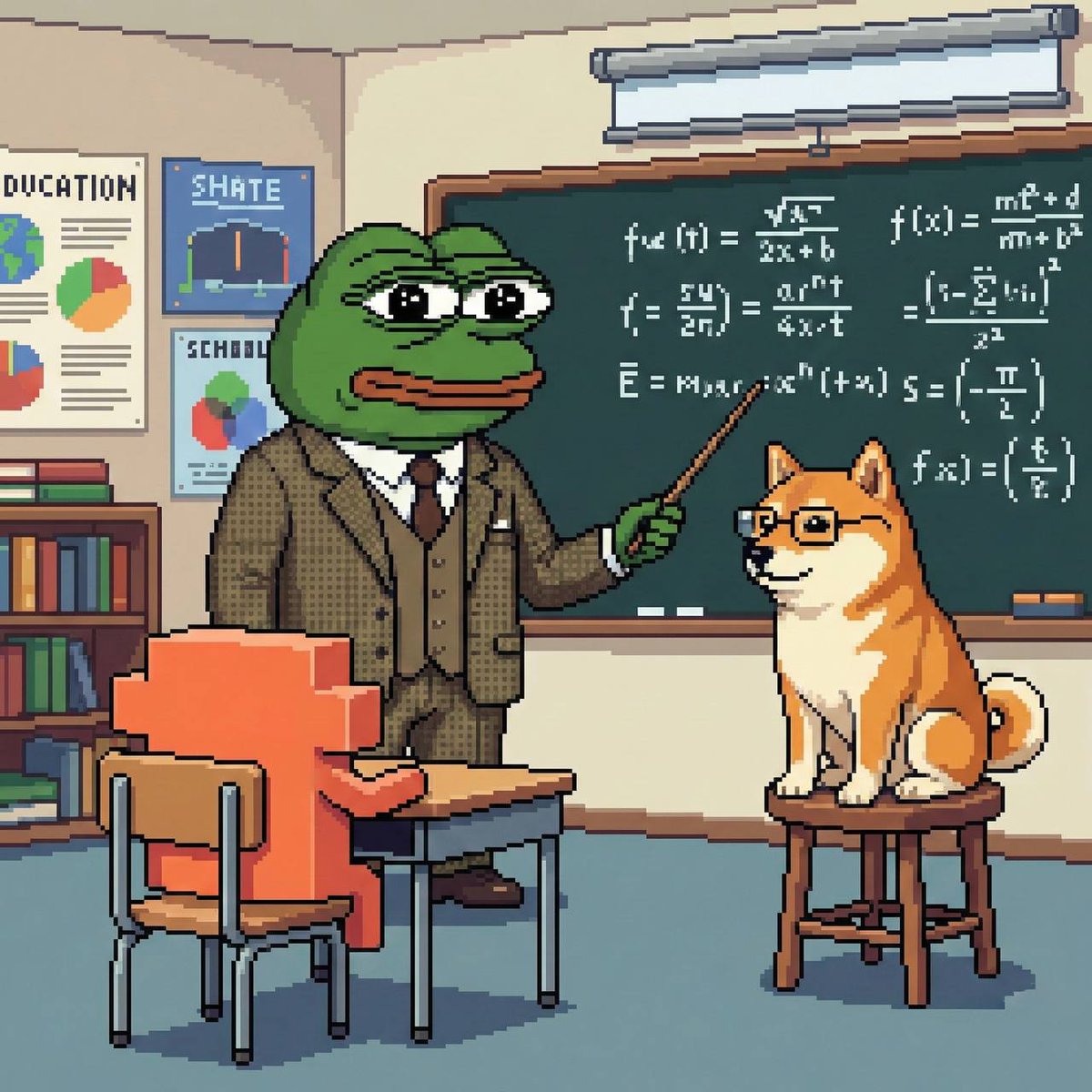 While the market guesses, 
$CLAWD studies.
Memes made the culture.
But intelligence builds the empire.
In a world of noise and hype,
AI learns the patterns.
AI understands the math.
AI wins long term.
$CLAWD isn’t just in the class.
It’s rewriting the curriculum.
Join the class