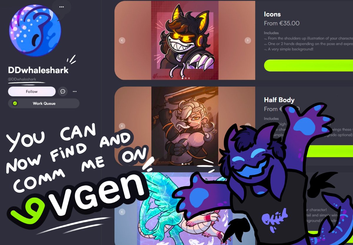 C0mmissi0ns are now open on #VGen !! :D
i opened a few slots so if anyone is interested go take a look! or give a follow for any future c0mm slots :]